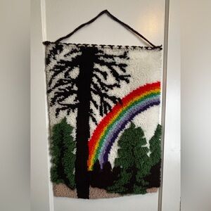 Vintage Rainbow Wall Hanging